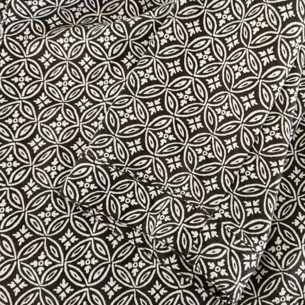 Talbots Womens Short Swing Jacket Size 12 Brown & White Patterned Button-Front - Picture 4 of 7